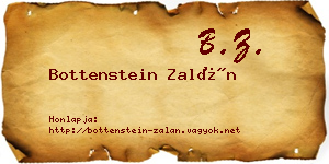 Bottenstein Zalán névjegykártya
